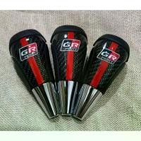 ราคา เก็บเงินปลายทาง. หัวเกียร์ออโต้โตโยต้าแบบหนัง ศูนย์ ทำคาร์บอน ผ้าแท้ GR sport คาดแดง (1731979375231403419)