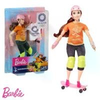 ราคา ตุ๊กตาบาร์บี้ ลิขสิทธิ์แท้100% Barbie OLYMPIC GAMES TOKYO 2020 ชุด SKATEBOARDING (1729754327582410983)