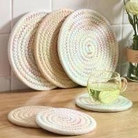 ราคา เสื่อฉนวนใยฝ้าย, แผ่นรองโต๊ะรับประทานอาหาร, ป้องกันถาด, ป้องกันน้ำร้อนลวก, จานอบในครัวเรือน, หม้อตุ๋นที่ไม่ร้อน, ขายตรงจากโรงงาน ตะเกียบ เลย์ อุ่น ได้ ไร้ สาย คอนโด (1731483376698688587)