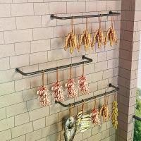 ราคา ชั้นวางเนื้อตากไม้แขวนผนัง เหมาะสำหรับใช้ในบ้าน เหมาะสำหรับแขวนหมู เนื้อกักตุน เป็ดย่าง ซาลาเวนเดอร์ แฮม เนื้อวัว และเนื้อแกะ ราวตากเนื้อกลางแจ้ง พร้อมท่อเหล็ก ราว ตากผ้า บาร์ค (1732007611244119644)