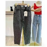 ราคา กางเกงยีนส์ PULL&BEAR BASIC MOM JEANS ทรง MOM สีดำฟอก ขาย ร้อน (1731950668245141112)