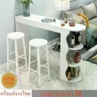 ราคา carrqwet6 ความคงทน ชุดโต๊ะบาร์ พร้อมเก้าอี้ โต๊ะบาร์ สไตล์ลอฟท์ โต๊ะบาร์ เก้าอี้บาร์ เดสก์ท็อปกระจกนิรภัย โต๊ะบาร์ ตกแต่งร้าน/บ้าน ทรงสูง สไตล์ลอฟท์ (1731050974168123400)