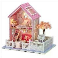 ราคา [จัดส่งทันที] CuteHome บ้านตุ๊กตา บ้านDIY บ้านจำลอง ห้องจำลอง DIY House ของใช้จิ๋ว บ้านประกอบ พลาสติกของจิ๋วชุดDIY บ้านประกอบของเล่นแสง DIY House Assembling House Dollhouse Kit M-001 (1731370741128333