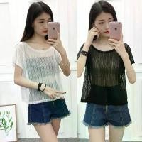 ราคา Voile เสื้อยืดแขนสั้น สำหรับผู้หญิง เรียบหรู ทรงหลวม คอกลม เสื้อชั้นใน มีชั้นฐานลูกไม้ คอลเลคชั่นฤดูใบไม้ผลิและฤดูร้อนใหม่ 2024 Women Clothing เสื้อ สีแดง เสื้อ สีแดง เสื้อ สี (1731473350854085149)