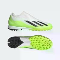 ราคา adidas ฟุตบอล รองเท้าฟุตบอล X Crazyfast.3 Laceless Turf Unisex สีขาว ID9346 (1731268046145424147)
