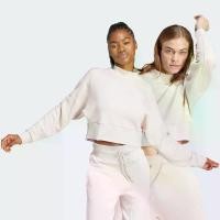 ราคา adidas ไลฟ์สไตล์ เสื้อวอร์มทรงหลวมตัวสั้นผ้าเฟรนช์เทอร์รีย์ Lounge ผู้หญิง สีชมพู IR8922 (1731576746383017747)