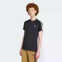 ราคา adidas ไลฟ์สไตล์ เสื้อยืดรัดรูป adidas Originals Adicolor Trefoil ผู้ชาย สีดำ JW8380 (1731323063310518035)