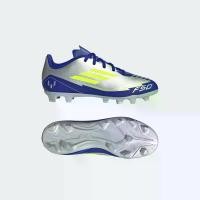 ราคา adidas ฟุตบอล รองเท้าฟุตบอล F50 Club Messi Firm/Multi-Ground สำหรับเด็ก เด็ก สีเงิน IH0926 (1731888084828849939)