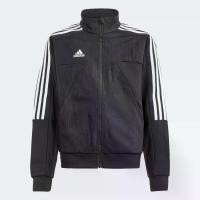ราคา adidas ไลฟ์สไตล์ เสื้อแทรคแจ็คเก็ต Tiro สำหรับเด็ก เด็ก สีดำ IS4346 (1731990795874634515)