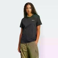 ราคา adidas ไลฟ์สไตล์ เสื้อยืดพิมพ์ลาย adidas Sports Loose 3-Stripes ผู้หญิง สีดำ JD1805 (1731333768420035347)