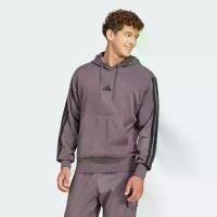 ราคา adidas ไลฟ์สไตล์ เสื้อฮู้ดผ้าเฟรนช์เทอร์รีย์ Essentials 3-Stripes ผู้ชาย สีเทา JE6365 (1731979854278396691)