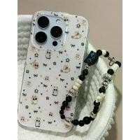 ราคา สร้อยข้อมือแมวสยาม, หน้าจอเต็ม, ดีไซน์แมวดำ, IMD สองชั้น, เข้ากันได้กับเคสโทรศัพท์ Apple 16, iPhone 15, 13, 7/8 Plus, XR (1731918843847804348)