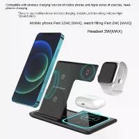 ราคา ที่ชาร์จไร้สาย ใหม่ สำหรับ Apple และ Huawei การชาร์จโทรศัพท์ที่รวดเร็ว ขาตั้งแบบพับได้ ที่ชาร์จไร้สายสามในหนึ่งเดียว (1731364899097577217)