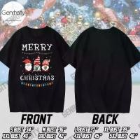 ราคา เสื้อคริสต์มาส Casual Merry Christmas T-Shirt เสื้อสีแดงคริสมาส Xmas Santa Claus Tee ซานตาคลอส Tops (1731334736243755513)