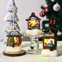 ราคา COD ของขวัญคริสต์มาส โคมไฟคริสต์มาส บ้านหลังเล็ก โคมไฟ รูปซานต้า สโนว์แมน คริสต์มาส ตั้งโต๊ะ Christmas Gift (1732300014476036202)