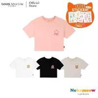 ราคา Louis Montini (Nekomeow) เสื้อยืดคอลเลคชั่นพิเศษ Halloween Cupcake Cats LMTS22 COD (1732117557204649438)