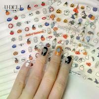 ราคา สติกเกอร์ติดเล็บHalloween Nail Stickers สติกเกอร์สไตล์เกาหลี กันน้ำ คุณภาพดี (1729542805102102564)