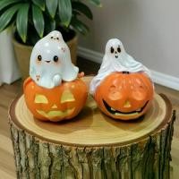 ราคา รูปปั้น Ghost Halloween, การออกแบบฮาโลวีนฟักทอง Spooky, ทำจากเรซิน, การออกแบบตลก, ตุ๊กตาหมอกฟักทอง, ตกแต่งเดสก์ท็อปที่สร้างสรรค์, ถือฟักทองฮาโลวีน (1732081187301262555)