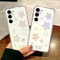 ราคา เคสโทรศัพท์ Samsung Galaxy S25, เหมาะสำหรับผู้ชายและผู้หญิง, การออกแบบล่าสุด, การออกแบบดาวคัตเอาท์ไล่โทนสี, รุ่น S24+, รุ่น 20 samsung a56 cover (1731847713308051414)