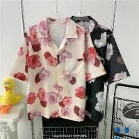 ราคา COD M-3XLเสื้อเชิ้ตแขนสั้นผู้ชาย เสื้อเชิ้ตหลวม ลายดอกไม้ ฮาวาย ฮาวาย สีชมพู/ดำเทศกาลสงกรานต์ Men's Songkran Festival shirts (1730160556109499239)