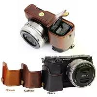 ราคา กระเป๋ากล้องหนัง Pu สไตล์เรโทร สำหรับกล้อง Sony Alpha 7C, A7C, ZV-E10, ZVE10, A6600, A6400, A6300, A6100, A6000, A5100, A5000, เคสร่างกาย (1731342650505331728)