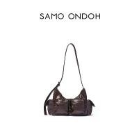 ราคา 『SAMO ONDOH』 pocket mug bag M nappa black/ivory/chocolate (1731406261154841879)