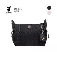 ราคา PLAYBOY รุ่น Belove Crossbody Bag กระเป๋าสะพายข้างผู้หญิงรหัส ST-B253PB621 ดีไซน์ผ้าไนลอน ปักลายหัวใจโลโก้ แถมฟรี PLAYBOY Heart Charm มี 2 สี Night Bloom และ Evening Rose (1731712980463355023)