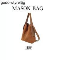 ราคา HOF - Mason bag #P009 [ภาพถ่ายจากสินค้าจริง] พร้อมส่งจากไทย กระเป๋าทรงถัง กระเป๋าหนังกลับ (1731839096687068620)