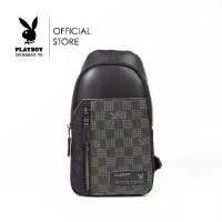 ราคา PLAYBOY รุ่น Vincent Men's Chest bag กระเป๋าคาดอกทรงเป้ผู้ชาย รุ่น ST-B243PBM286-BK ดีไซน์กระเป๋าชายคาดอกทรงเป้ ลายตาราง สีCoal black (1730758097159161999)