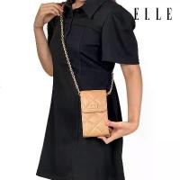 ราคา ELLE BAG I กระเป๋าถือ ELLE QUITING PHONE BAG กระเป๋าสะพาย Phone Bag คิ๊วติ่ง หนังวัวแท้ (Cross body) I EWW164 คําแนะนําการขายที่ร้อนแรงในเดือนนี้ (1731490020180330098)