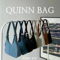 ราคา จัดส่งถึงบ้าน KAPPABKK Quinn Bag กระเป๋าสะพายไหล่ อะไหล่เงิน ดีไซน์เก๋ (1731242152363263391)