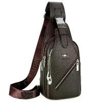 ราคา กระเป๋าสะพายข้างผู้ชาย ของแท้ 2024 ใหม่ กระเป๋าคาดหน้าอกหนังแท้ กระเป๋าสะพายแฟชั่นผู้ชาย สไตล์ลำลอง เหมาะสำหรับการเดินทาง กระเป๋าสะพายข้าง shoulder bag (1732045025379320834)