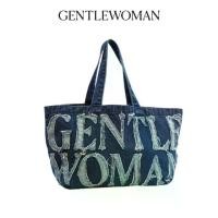 ราคา [จัดส่งทันที] Gentlewoman Denim Tote Bag : Navy กระเป๋าถือ กระเป๋าผ้าเดนิม ผ้ายีนส์ กระเป๋า ถุงใหญ่ กระเป๋ายีนส์ Denim Bag (1732338199467756233)