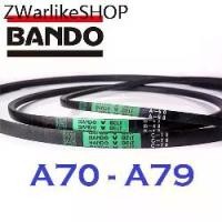 ราคา สายพาน BANDO V-BELT A70- A79 ร่อง A (12.7 มม.) สายพานร่องวี A70 A71 A72 A73 A74 A75 A76 A77 A78 A79 *มีครบทุกขนาด* (1731796469618411194)