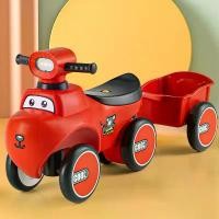 ราคา จักรยานทรงตัวเด็ก 4 ล้อ พ่วงหลัง พร้อมเสียงดนตรี Mini Bike ขาไถสำหรับเด็ก มีเสียงเพลง แข็งแรง ทนทาน บีบีกัน ของ เล่น ไม่ อัดแก๊ส (1731863946763274134)