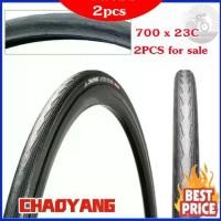 ราคา M&E (ขายดี)2Pcs ยางนอกจักรยานแบบไม่ใช้ยางใน ขนาด Road Bike Solid Tire 700x23C 28 inch Cycling Riding Tubeless Tyre เส้น จักรยานยางถนนเกียร์คงที่ในเมืองจักรยานยางสูญญากาศไม่มียาง (1729926259132369083)