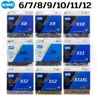 ราคา ของแท้ โซ่จักรยาน KMC Bike Chain X8 X9 X10 X11 X12 โซ่เสือหมอบ โซ่เสือภูเขา สินค้าขายดี (1732099278161479502)