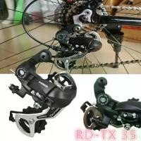 ราคา Shimano Tourney RD-TX35 Rear Derailleur 6/7S MTBตีนผีจักรยาน 6 7 8 ความเร็วตีนผีเสือภูเขาเกียร์ 18 21 อุปกรณ์ควบคุมความเร็ว Aluminum Alloy RD TX35 7/8 Speed Direct Mount Rear Mec (1729702372105423336)