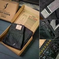 ราคา แนะนำ แนะนำ กางเกงยีนส์ผ้าดิบริมแดงผู้ชาย Jack Russel Meisterwerk J-RIM3 Slim Fit Black & Red Selvedge UnsanforizedTikTok (1731710882960410494)