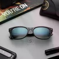 ราคา แว่นตากันแดด RayBan RB2132F 901/3A New Wayfarer Black clear gradient green (1731887680872417699)