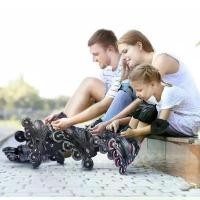 ราคา glumegghshop Inline skate โรลเลอร์เบลด ผู้ใหญ่ รองเท้าสเก็ต M=33-37 L=38-41 XL=42-45 Blue/Red/Black สินค้าแนะนำ (1731157060090432076)