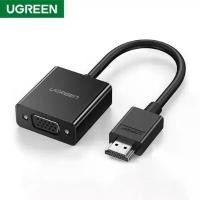 ราคา Ugreen 60738 HDMI Male to VGA Female Black Converter สไตล์การระเบิด (1732189070289765450)
