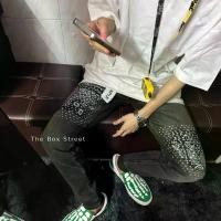 ราคา Purple Jeans All Black กางเกงยีนส์สกินนี่ สีดำฟอกเฟค เข่าแต่งลายผ้า แฟชั่นสตรีท แฟชั่นวัยรุ่นเมกา กางเกงยีนส์เดฟ Man Clothing ผู้ชาย (1730932708616734958)