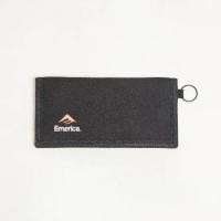 ราคา [COD] EMERICA กระเป๋าสตางค์ BLACK ON BLACK BASIC LOGO WALLET (1731255274809034084)