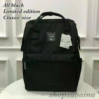 ราคา Anello แท้100% All black Limited Regular & Large size (แถมตุ๊กตา) จัดส่งที่รวดเร็ว (1732055997463758325)