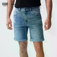ราคา CC DOUBLE O กางเกงขาสั้นฟอกสีน้ำเงินอ่อนทรงปกติ ผู้ชาย DESTROYED LIGHT BLUE WASH REGULAR SHORT JENAS รุ่น C5WAMDJE16 (AW25#A1) (1732011012065036030)