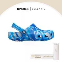 ราคา Crocs Classic Marbled blue bolt multi (1732303294479043291)
