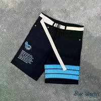 ราคา Blue Water กางเกงยีนส์3แถบ กางเกงยีนส์ขาสั้น 3 แถบ monogram แถบฟ้า รับประกันตรงปก 100% Man เสื้อผ้า (1729582769556719854)