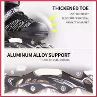 ราคา Gaoweiguang'Shop ความคงทน Inline skate โรลเลอร์เบลด ผู้ใหญ่ รองเท้าสเก็ต M=34-37 L=38-41 XL=42-45 Blue/Red/Black (1730020129030310257)