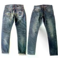 ราคา ลดล้างสต็อค WAFT X WEFT รุ่น SUMMER BLUEกางเกงยีนส์ผู้ชายทรงกระบอกเล็ก ผ้านำเข้าจากประเทศญี่ปุ่น 14 oz. ริมแดง ฟอกเลียบแบบการเฟด SELVEGDE SLIMFIT สินค้าล็อตสุดท้าย Man Clothing Denim Jeans (1729632855